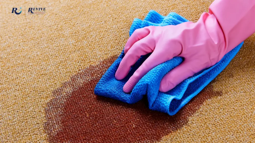 woman cleaning rugs on carpet - Oriental Rug